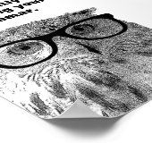 Ich korrigiere leise dein Grammatikwulstposter Poster (Ecke)