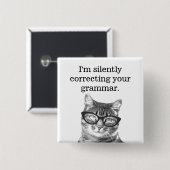 Ich korrigiere leise deinen Grammatikknopf Button (Vorne & Hinten)