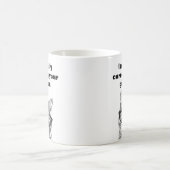 Ich korrigiere leise Ihre Grammatikkatzen-Tasse Kaffeetasse (Mittel)