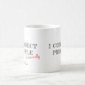 Ich korrigiere Leute - Lustiger Englischlehrer Kaffeetasse (Mittel)