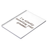 Ich korrigiere still Ihre Grammatik Notizblock (Linke Seite)