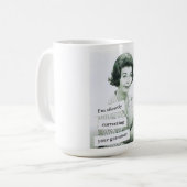 Ich korrigiere still Ihre Grammatik-Tasse Kaffeetasse (Vorderseite Links)