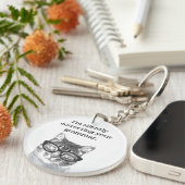 Ich korrigiere stillschweigend deinen grammatikali schlüsselanhänger (Vorderseite rechts)