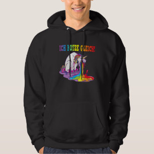 Ich Kotz Ggleich Unicorn Spit Evil Hoodie