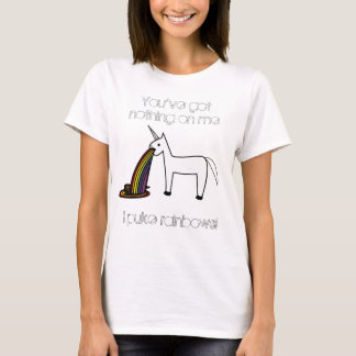 Ich kotze Regenbogen T-Shirt
