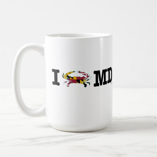 Ich kratze Maryland-Tasse Kaffeetasse (Links)
