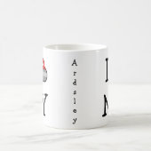 Ich kräusele NY ~ Ardsley Kaffee-Tasse Kaffeetasse (Mittel)
