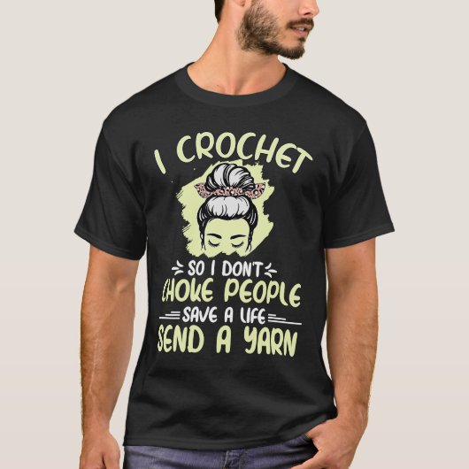 Ich kreuze also nicht Leute, Oma Mama Croc T-Shirt (Vorderseite)