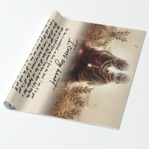 Ich kreuze mein Herz, goldenes Jubiläumsgeschenk Geschenkpapier