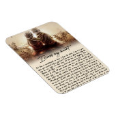 Ich kreuze mein Herz, goldenes Jubiläumsgeschenk Magnet (Rechte Seite)