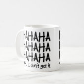 Ich kriege es nicht lustig zu umarmen oder zu reis kaffeetasse (Vorderseite Links)
