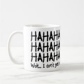 Ich kriege es nicht lustig zu umarmen oder zu reis kaffeetasse (Links)