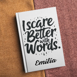 Ich kümmere mich besser um Worte Individuelle Name Notizblock