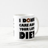 Ich Kümmere Mich Nicht Lustiger Becher oder Reiseb Kaffeetasse (VorderseiteRechts)
