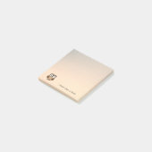 Ich Kümmere Mich Nicht Um Eine Eule Custom Post-it Klebezettel (angewinkelt)