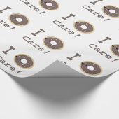 Ich kümmere mich nicht um Schokolade! Geschenkpapier (Ecke)