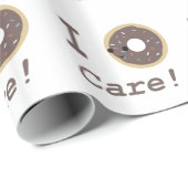 Ich kümmere mich nicht um Schokolade! Geschenkpapier (Rolleneckpunkt)