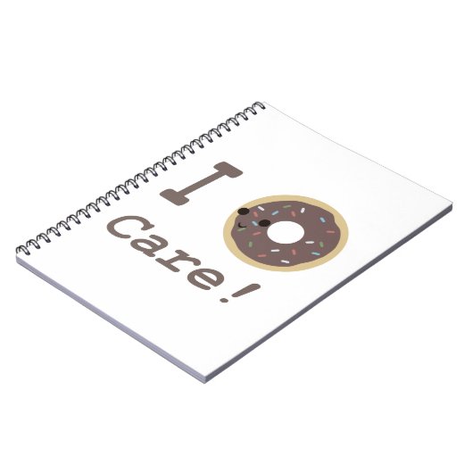 Ich kümmere mich nicht um Schokolade! Notizblock (Linke Seite)