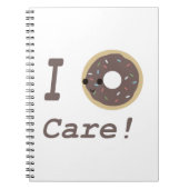 Ich kümmere mich nicht um Schokolade! Notizblock (Vorderseite)