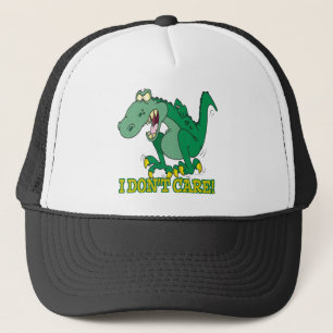 Ich kümmere mich nicht um T-Rex-Tempertantrum Truckerkappe