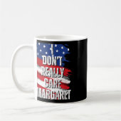 Ich kümmere mich nicht wirklich Margaret Funny Jd Kaffeetasse (Links)