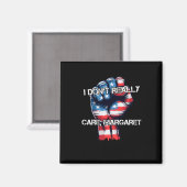 Ich kümmere mich nicht wirklich Margaret Funny Magnet (Vorderseite/Rückseite)