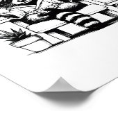 Ich kümmere mich nicht wirklich Margaret Funny Mem Poster (Ecke)