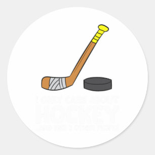 Ich kümmere mich nur um Hockey und vielleicht so 3 Runder Aufkleber