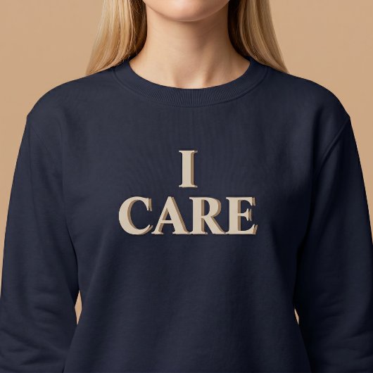 ICH KÜMMERE MICH SWEATSHIRT