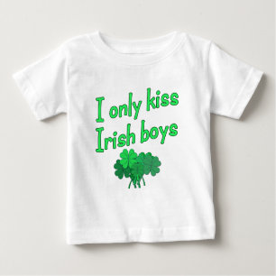 Ich küss nur irische Jungs Baby T-shirt