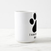 Ich küsse meine HundeTasse Kaffeetasse (Mittel)