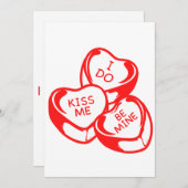 Ich küsse mich, ich sei die Einladung meines Valen (Vorne/Hinten)