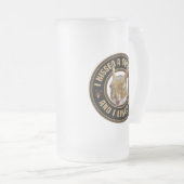 Ich küsste ein Eichhörnchen Mattglas Bierglas (VorderseiteRechts)
