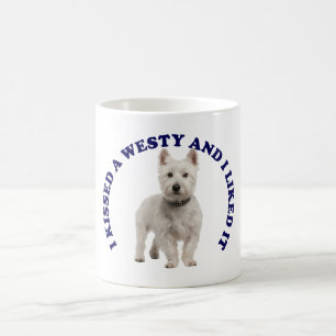 Ich küsste ein West Highland Terrier Kaffeetasse