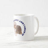 Ich küsste eine bärtige Collie Kaffeetasse (VorderseiteRechts)