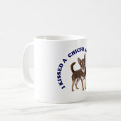 Ich küsste einen Chihuahua Kaffeetasse (Vorderseite Links)
