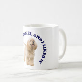 Ich küsste einen Cocker Spaniel Kaffeetasse (VorderseiteRechts)