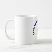 Ich küsste einen deutschen Schäferhund Kaffeetasse (Links)