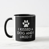 Ich küsste einen Hund und ich mochte es Tasse (Links)