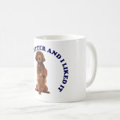 Ich küsste einen irischen Setter Kaffeetasse (VorderseiteRechts)