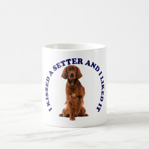 Ich küsste einen irischen Setter Kaffeetasse