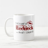 Ich küsste einen Rednecken! Kaffeetasse (Links)