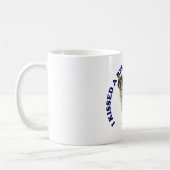 Ich küsste einen St. Bernhard Kaffeetasse (Links)