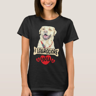 Ich Labradore Sie für eine goldene Retriever Labra T-Shirt