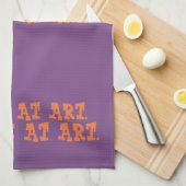 ICH LACHE am KUNST-Geschirrtuch Geschirrtuch (Viertel Falte)