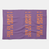 ICH LACHE am KUNST-Geschirrtuch Geschirrtuch (Horizontal)