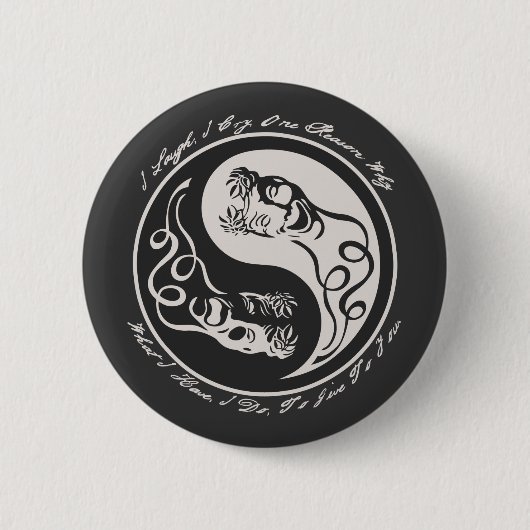 Ich lache mich schreie button (Vorderseite)