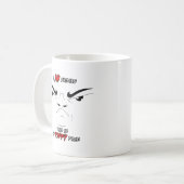 ICH lächele Kaffeetasse (Vorderseite Links)