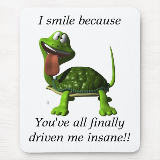 Ich lächele Mousepad (Vorne)