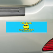 ICH LÄCHELE WEIL… V1 AUTOAUFKLEBER (Auf Auto)